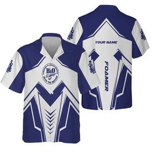 Railspirit Personalized B&O Great States Railroad Hawaiian Shirt Railway Trainspotter Style Shirt Gift Idea For Foamers