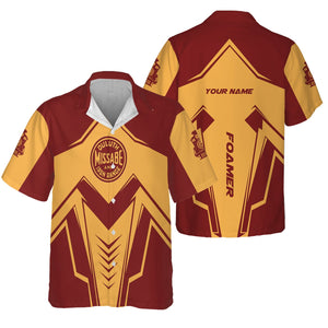 Railspirit Personalized Duluth, Missabe, & Iron Range Railroad Hawaiian Shirt Railway Trainspotter Style Shirt Gift Idea For Foamers