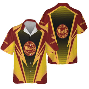 Railspirit Personalized Duluth, Missabe, & Iron Range Railroad Hawaiian Shirt Lightning Graphic Style Shirt Gift Idea For Train Lover