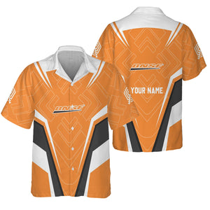 Railspirit Personalized BNSF Railway Hawaiian Shirt Railway Inspired Apparel Train Shirt For Train Lovers