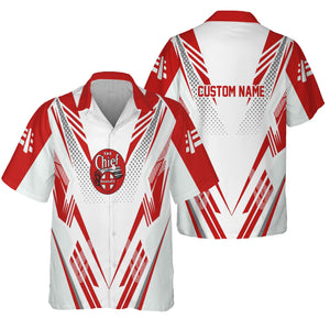 Railspirit Personalized The Chief Santa Fe Railroad Hawaiian Shirt Railroad Tribute Design Train Shirt for Train Lovers