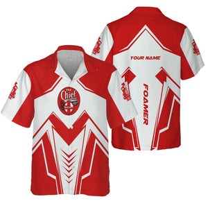 Railspirit Personalized The Chief Santa Fe Railroad Hawaiian Shirt Railway Trainspotter Style Shirt Gift Idea For Foamers