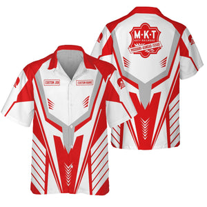 Railspirit Personalized Katy Railroad Hawaiian Shirt Workwear-Inspired with Custom Position Train Shirt