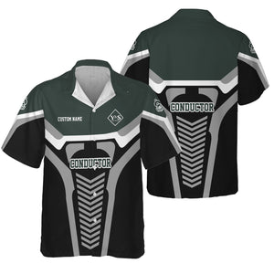 Railspirit Personalized Youngstown & Southern Railroad Hawaiian Shirt Track-Inspired with Custom Job Position Train Shirt