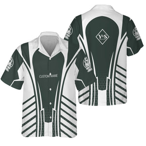 Railspirit Personalized Youngstown & Southern Railroad Hawaiian Shirt Striped Railroad Style Train Shirt All Over Print