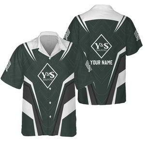 Railspirit Personalized Youngstown & Southern Railroad Hawaiian Shirt Railway Inspired Apparel Train Shirt For Train Lovers