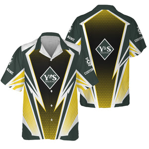 Railspirit Personalized Youngstown & Southern Railroad Hawaiian Shirt Lightning Graphic Style Shirt Gift Idea For Train Lover