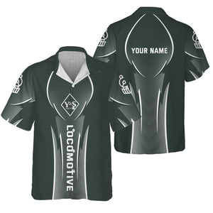 Railspirit Personalized Youngstown & Southern Railroad Hawaiian Shirt Striking Line Style Train Shirt For Locomotive Lovers