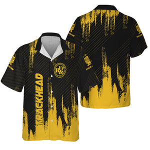 Railspirit Personalized Richmond, Fredericksburg And Potomac Railroad Hawaiian Shirt Paint Impact Design Train Shirt for Trackhead