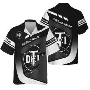 Railspirit Personalized Detroit Toledo And Ironton Railroad Hawaiian Shirt Ripped Texture Style Train Shirt For Railroad Fanatic