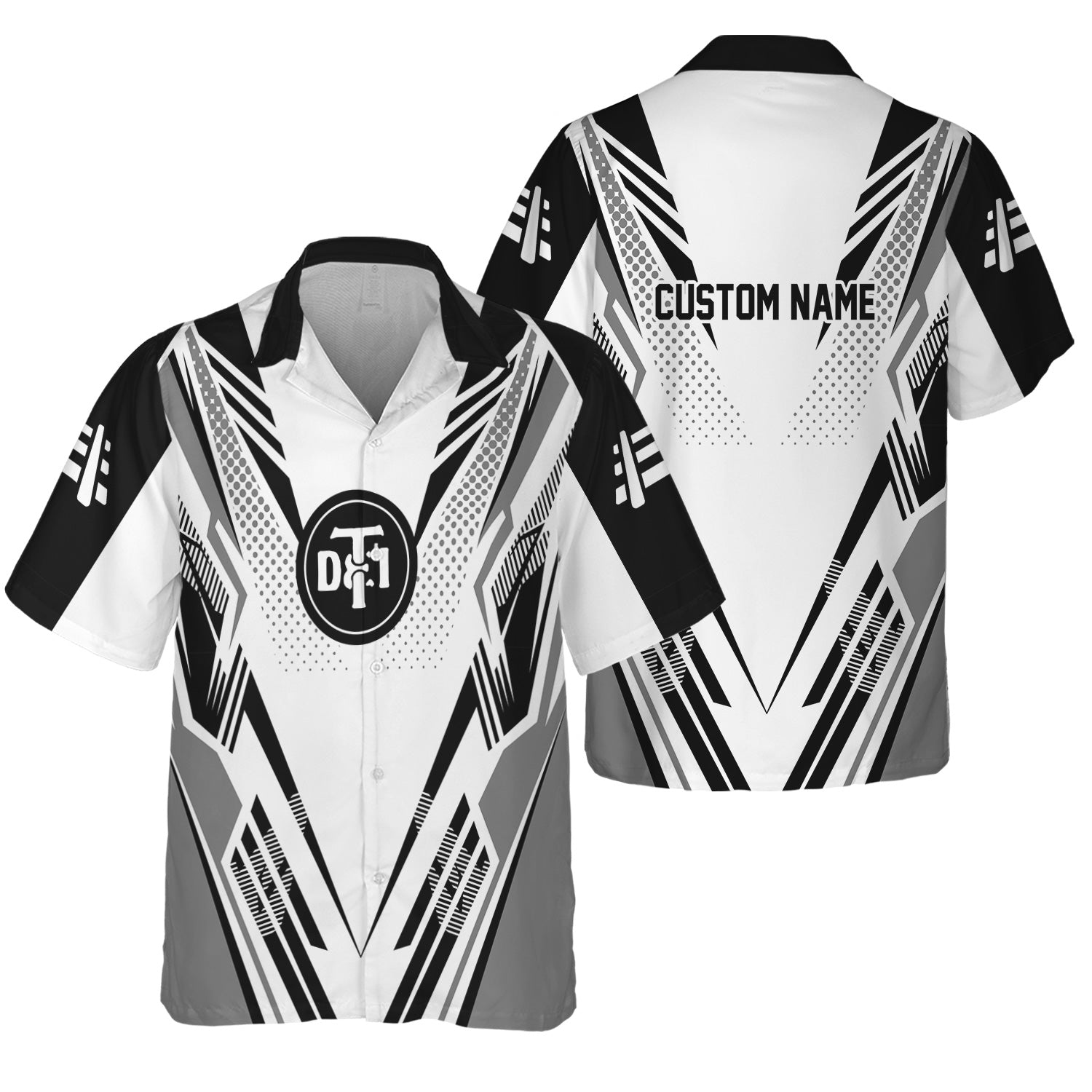 Railspirit Personalized Detroit Toledo And Ironton Railroad Hawaiian Shirt Railroad Tribute Design Train Shirt for Train Lovers