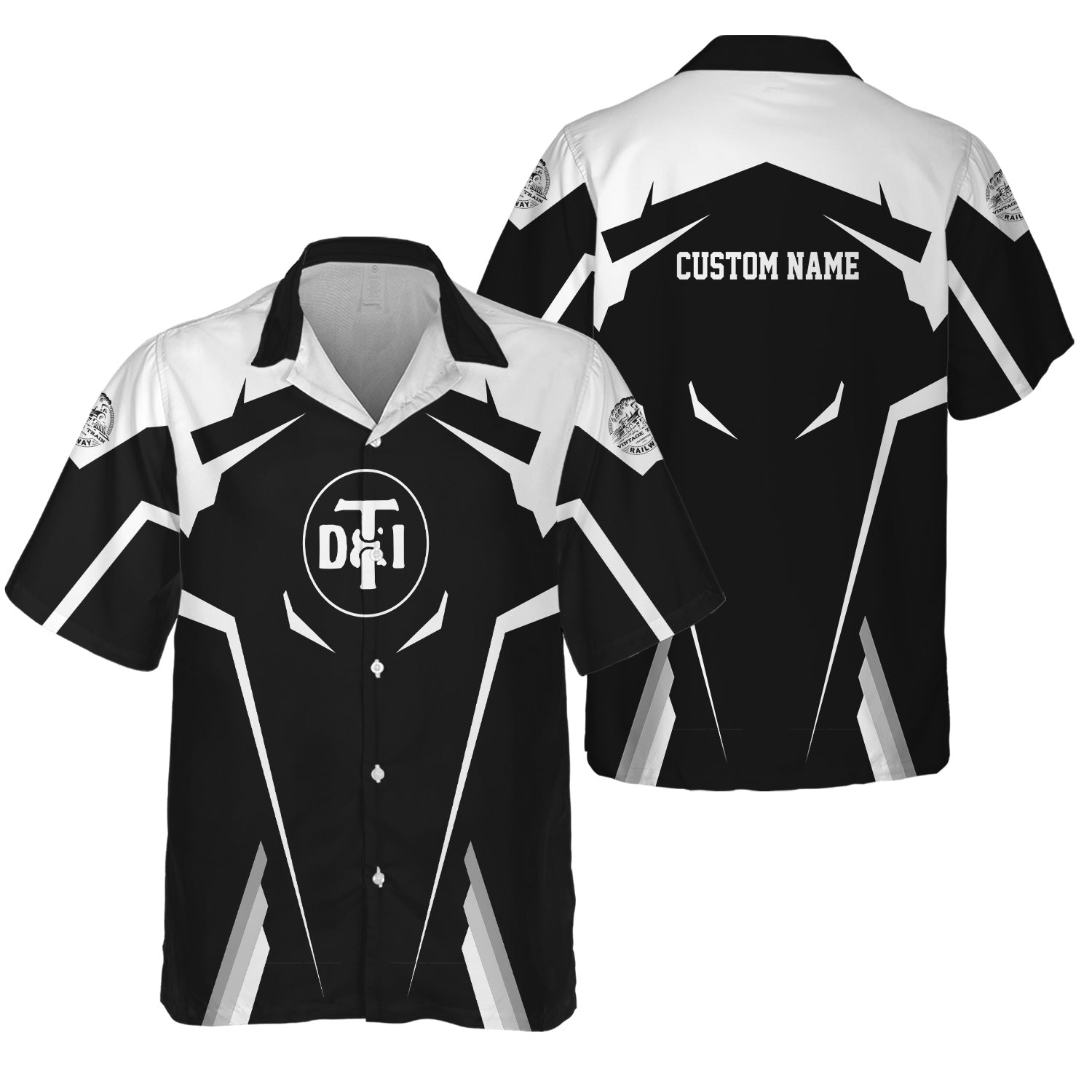 Railspirit Personalized Detroit Toledo And Ironton Railroad Hawaiian Shirt Strong Line Style Train Unisex Shirt All Over Print