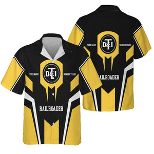 Railspirit Personalized Detroit Toledo And Ironton Railroad Hawaiian Shirt Custom Year Railroader Shirt Gift Idea For Train Lover