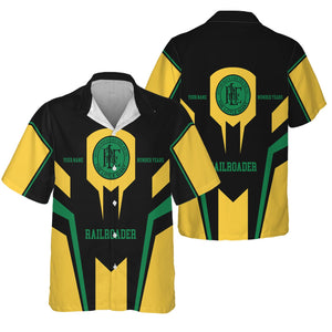 Railspirit Personalized Pittsburgh And Lake Erie Railroad Hawaiian Shirt Custom Year Railroader Shirt Gift Idea For Train Lover