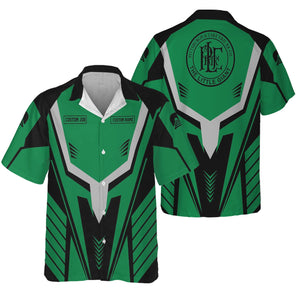 Railspirit Personalized Pittsburgh And Lake Erie Railroad Hawaiian Shirt Workwear-Inspired with Custom Position Train Shirt