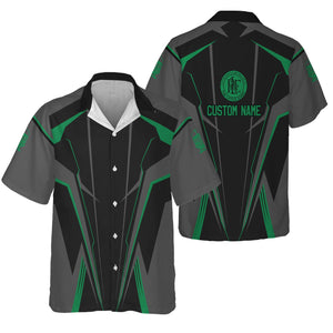 Railspirit Personalized Pittsburgh And Lake Erie Railroad Hawaiian Shirt Lightning-Edge Design Train Shirt For Railroad Lovers