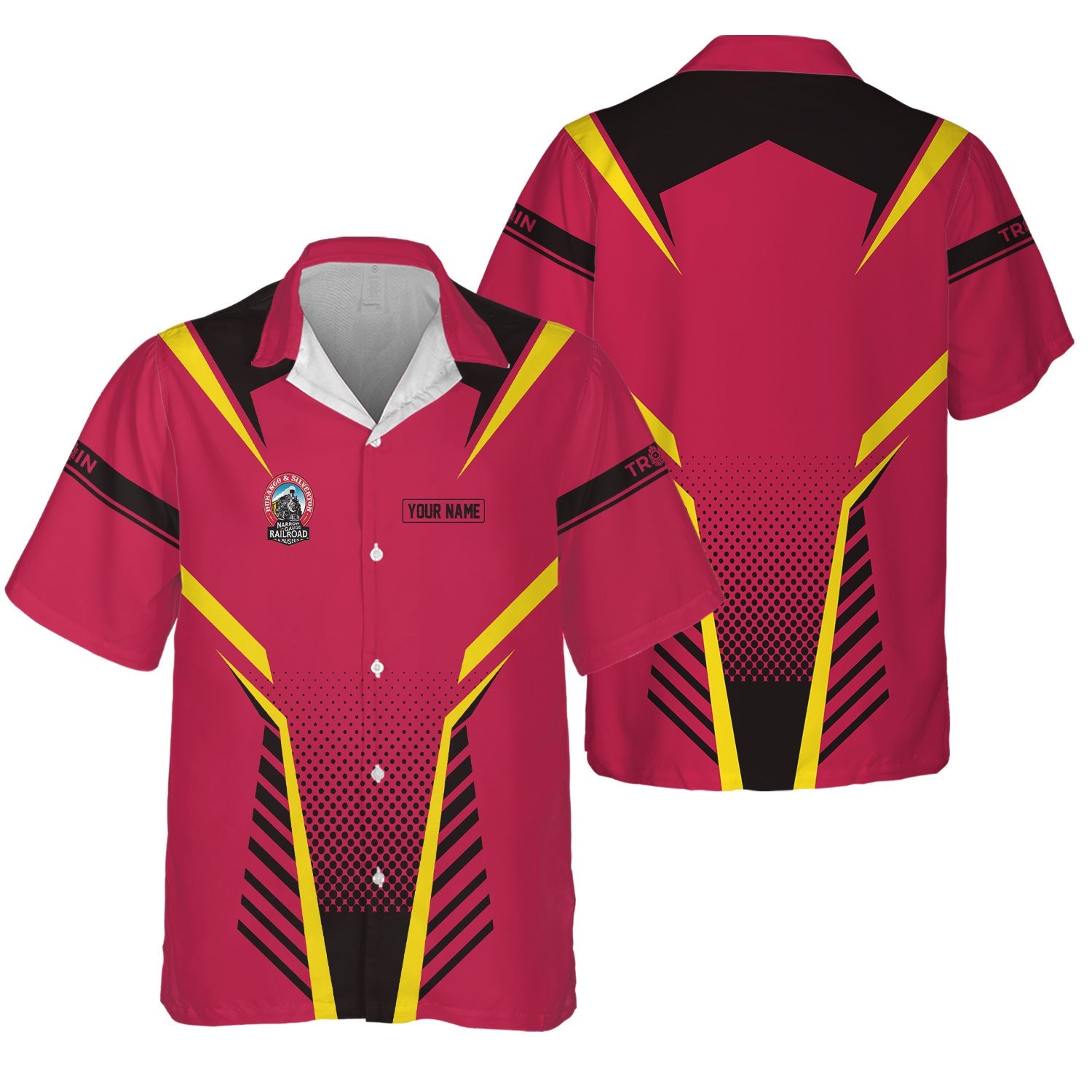 Railspirit Personalized Durango And Silverton Narrow Gauge Railroad Hawaiian Shirt Unisex Train Shirt All Over Print