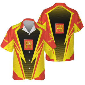 Railspirit Personalized Strasburg Railroad Hawaiian Shirt Lightning Graphic Style Shirt Gift Idea For Train Lover