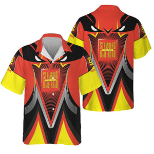 Railspirit Personalized Strasburg Railroad Hawaiian Shirt Vibrant Graphic Pattern Shirt For Train Enthusiasts