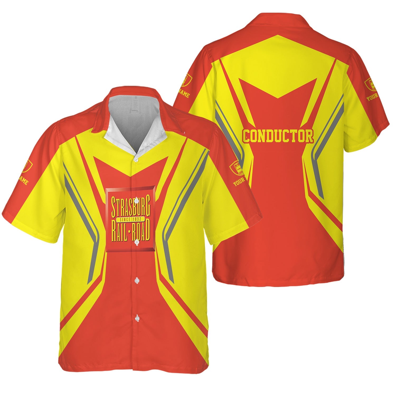 Railspirit Personalized Strasburg Railroad Hawaiian Shirt Unique Style with Custom Job Train Shirt