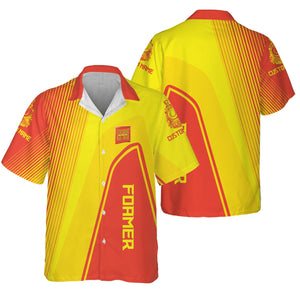 Railspirit Personalized Strasburg Railroad Hawaiian Shirt Vibrant Striking Style Shirt For Rail Enthusiasts