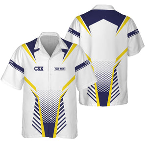 Railspirit Personalized CSX Transportation Railroad Hawaiian Shirt Unisex Train Shirt All Over Print