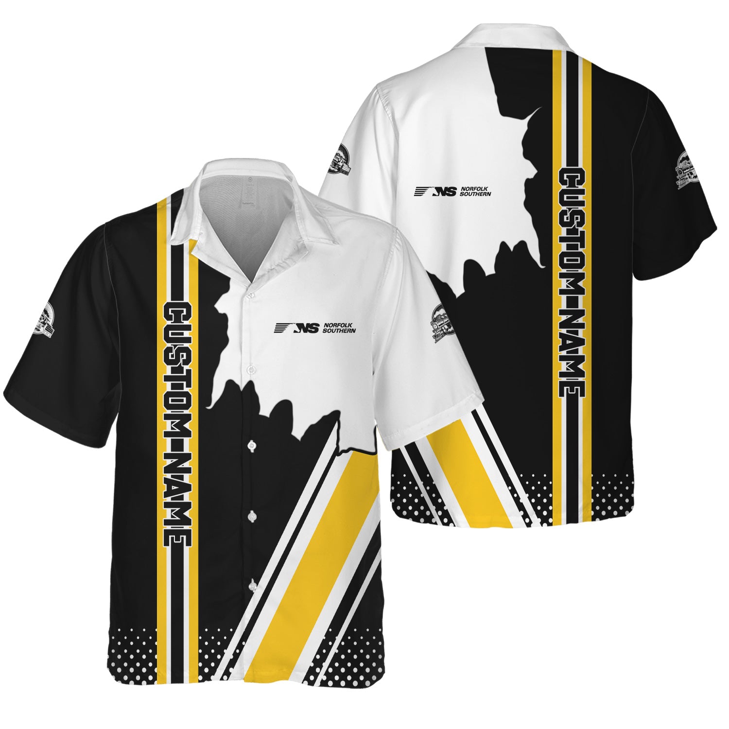 Railspirit Personalized Norfolk Southern Railway Hawaiian Shirt All Over Printed Unisex Shirt