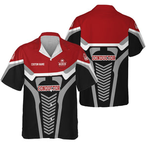 Railspirit Personalized Monon Railroad Hawaiian Shirt Track-Inspired with Custom Job Position Train Shirt