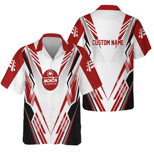 Railspirit Personalized Monon Railroad Hawaiian Shirt Railroad Tribute Design Train Shirt for Train Lovers