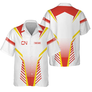 Railspirit Personalized Canadian National Railroad Hawaiian Shirt Unisex Train Shirt All Over Print