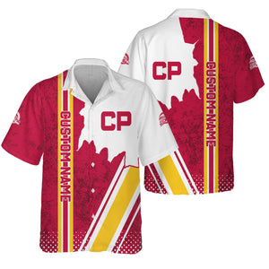 Railspirit Personalized Canadian Pacific Railroad Hawaiian Shirt All Over Printed Unisex Shirt