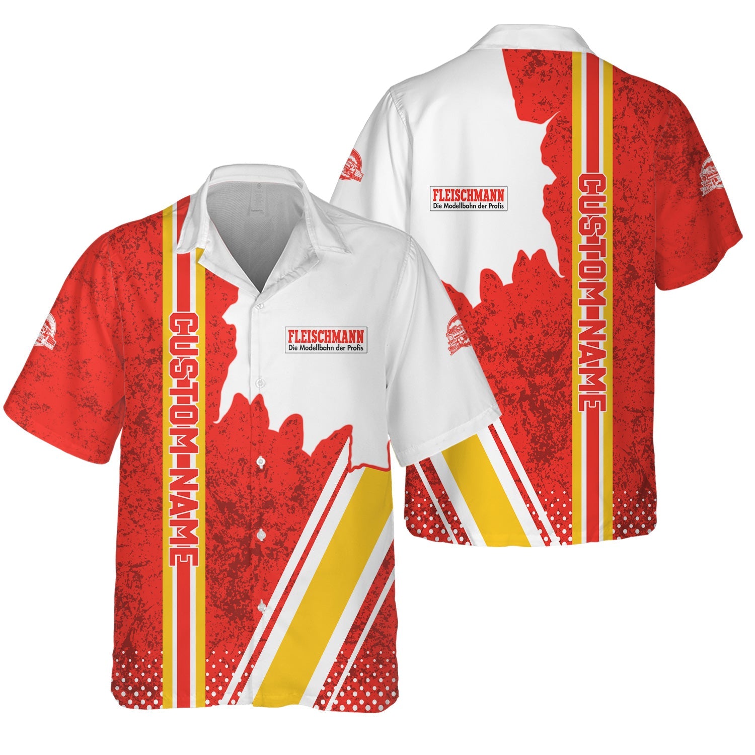 Railspirit Personalized Fleischmann And Western Railroad Hawaiian Shirt All Over Printed Unisex Shirt