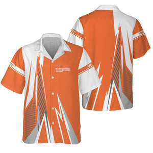 Railspirit Personalized Wheeling And Lake Erie Railroad Hawaiian Shirt Lightning-Inspired Railway Style Shirt For Train Lovers