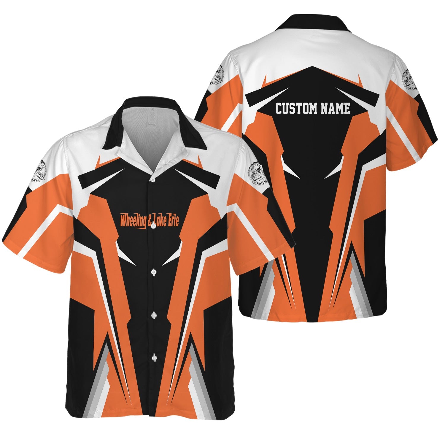 Railspirit Personalized Wheeling And Lake Erie Railroad Hawaiian Shirt Strong Line Style Train Unisex Shirt All Over Print