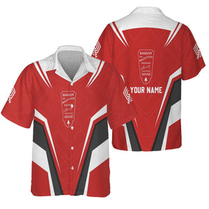 Railspirit Personalized Bangor And Aroostook Railroad Hawaiian Shirt Railway Inspired Apparel Train Shirt For Train Lovers