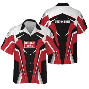 Railspirit Personalized Green Bay & Western Railroad Hawaiian Shirt Strong Line Style Train Unisex Shirt All Over Print