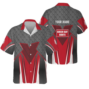 Railspirit Personalized Green Bay & Western Railroad Hawaiian Shirt Rugged Steel Vibes Train Shirt All Over Print