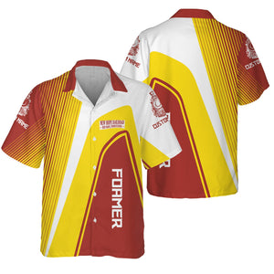 Railspirit Personalized New Hope Railroad Hawaiian Shirt Vibrant Striking Style Shirt For Rail Enthusiasts