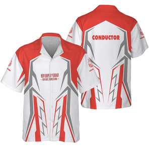 Railspirit Personalized New Hope Railroad Hawaiian Shirt Futuristic Design with Custom Job Train Shirt