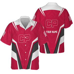 Railspirit Personalized Canadian Pacific Railroad Hawaiian Shirt Railway Inspired Apparel Train Shirt For Train Lovers