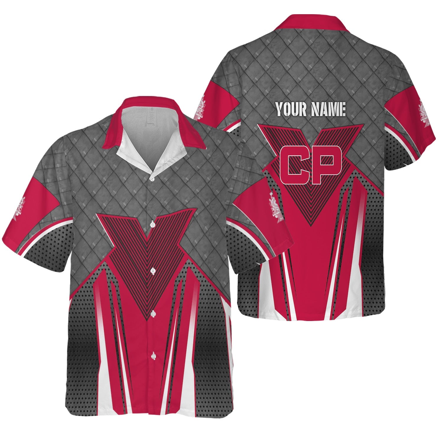 Railspirit Personalized Canadian Pacific Railroad Hawaiian Shirt Rugged Steel Vibes Train Shirt All Over Print