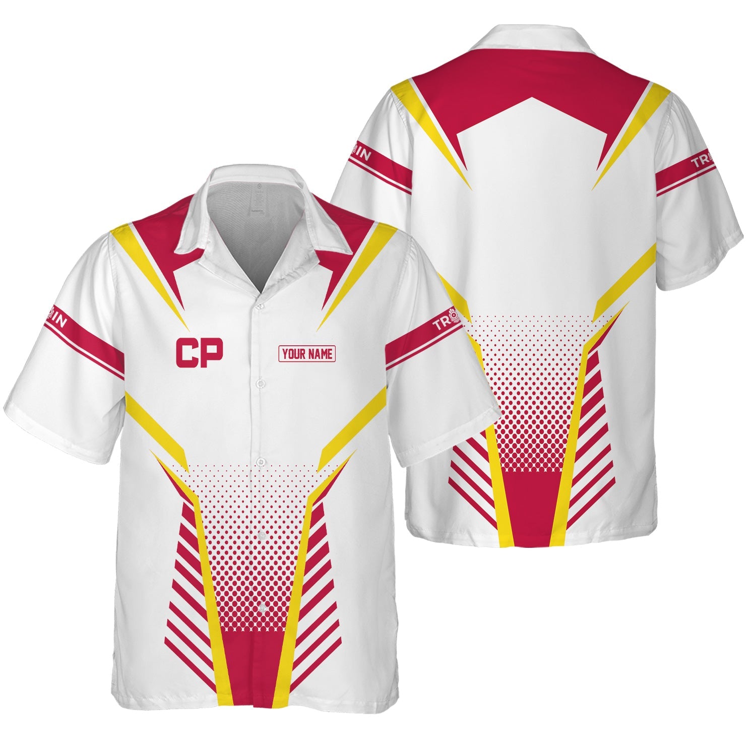 Railspirit Personalized Canadian Pacific Railroad Hawaiian Shirt Unisex Train Shirt All Over Print