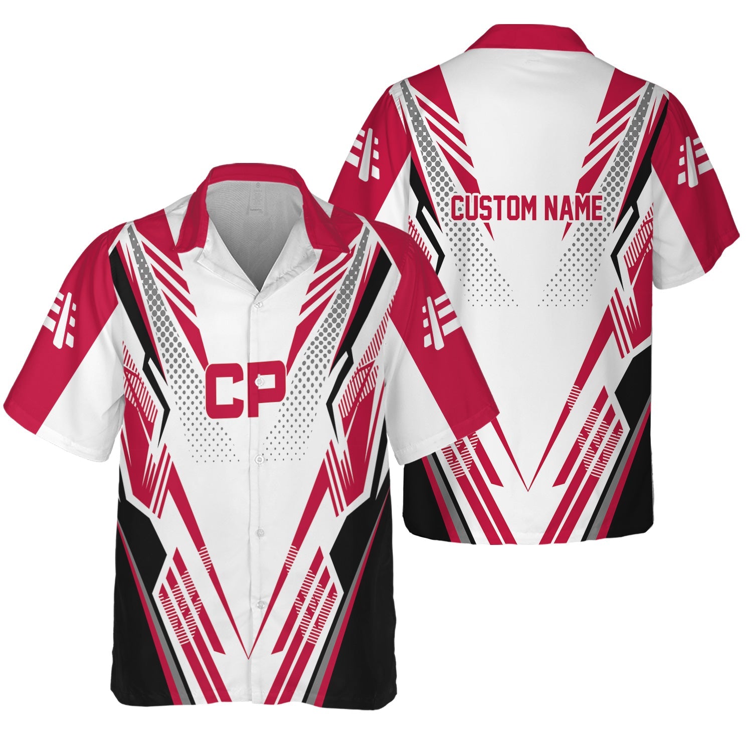 Railspirit Personalized Canadian Pacific Railroad Hawaiian Shirt Railroad Tribute Design Train Shirt for Train Lovers