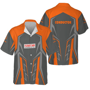 Railspirit Personalized Fleischmann And Western Railroad Hawaiian Shirt Futuristic Design with Custom Job Train Shirt