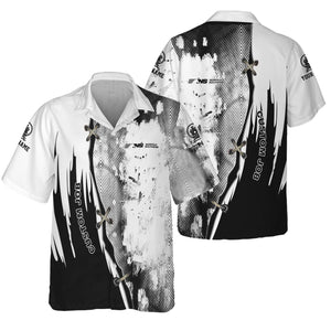 Railspirit Personalized Norfolk Southern Railway Hawaiian Shirt Retro Stitches Design with Custom Position Train Shirt