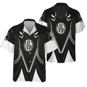 Railspirit Personalized Norfolk and Western Railway Hawaiian Shirt Vibrant Graphic Pattern N&W Shirt For Train Enthusiasts