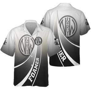 Railspirit Personalized Norfolk and Western Railway Hawaiian Shirt Railway-Themed Style N&W Shirt Gift Idea For Trainspotter