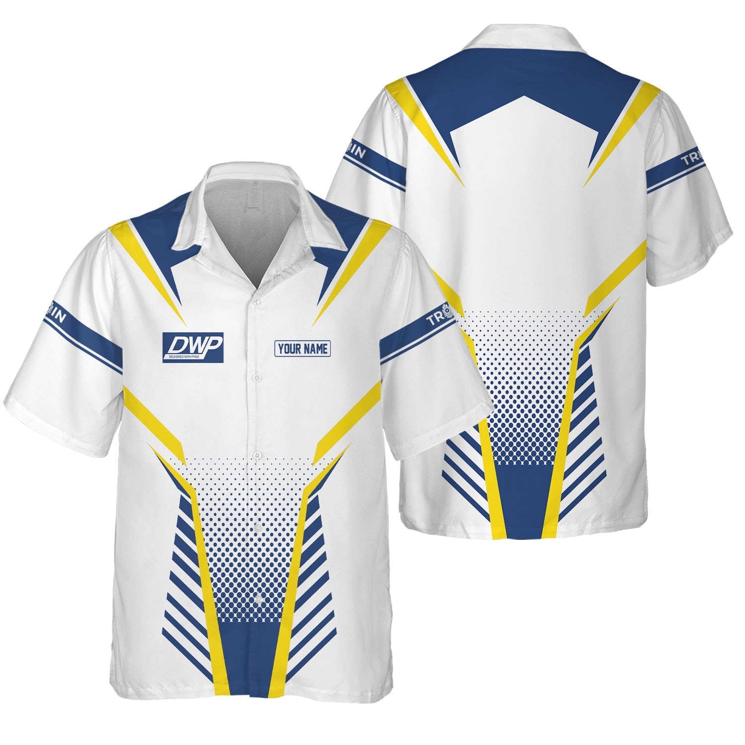 Railspirit Personalized Duluth, Winnipeg and Pacific Railway Hawaiian Shirt Unisex Train Shirt All Over Print