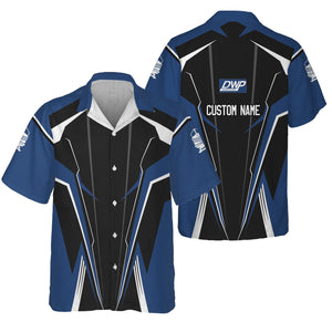 Railspirit Personalized Duluth, Winnipeg and Pacific Railway Hawaiian Shirt Lightning-Edge Design Train Shirt For Railroad Lovers