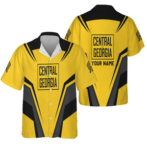 Railspirit Personalized Central of Georgia Railway Hawaiian Shirt Railway Inspired Apparel Train Shirt For Train Lovers